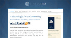 Desktop Screenshot of meteonex.at